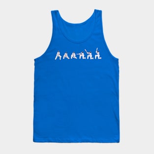 Cricket Bowling Sequence Tank Top